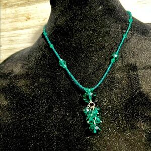 Elegant Green Beaded Necklace